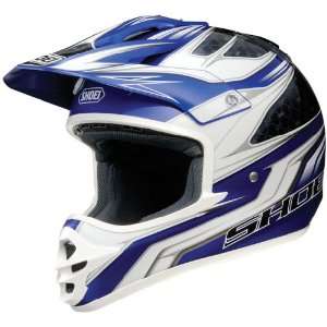  Shoei V MT Status TC 2 Off Road Motorcycle Helmet Blue 