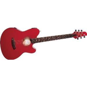  Ibanez Talman Series TCY15E Acoustic Electric Guitar   Red 