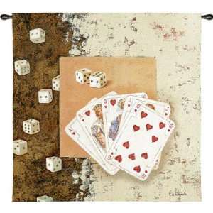  Playing Cards Royal Flush Wall Tapestry by Fabrice De 