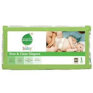   Seventh Generation   Baby Diapers Stage 1: (8 14 lbs) 40 diapers: Baby