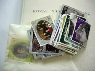 BRITISH COLONIES, 1972 Royal Silver Wedding, Complete, MINT NH stamps 