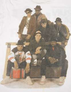 Vintage 80s Beastie Boys RUN DMC Together Forever HIP HOP Concert T 