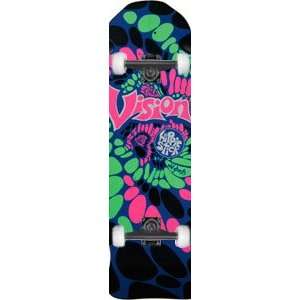  Vision Hippi Stix Complete Skateboard   10x30.5 Black w 