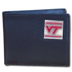   Virginia Tech Hokies Bifold Wallet in a Window Box: Sports & Outdoors