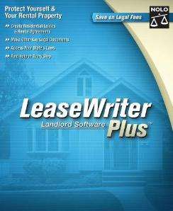 LeaseWriter Plus PC CD create lease, rental agreements  