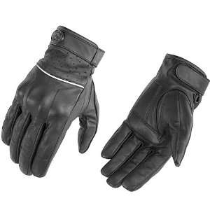  RIVER ROAD FIRESTONE LEATHER GLOVES (SMALL) (BLACK 