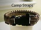 Para Cord   Camp Straps   Brown & Tan   Survival Bracelet   U.S.A 