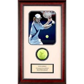 Andy Murray Autographed Tennis Ball Shadowbox
