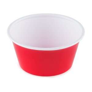 Solo P325R 3.25 oz. Red Souffle / Portion Cup 2500/CS 