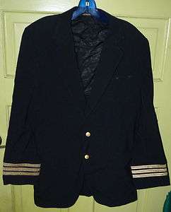 Vintage Pan Am Airlines Pilot Uniform Jacket Pan American Airlines 