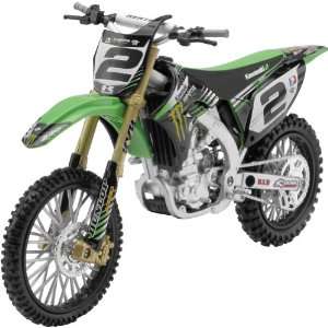 New Ray Kawasaki 10 KX450F #2 Ryan Villopoto Replica Motorcycle Toy 