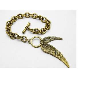  Angel Wings Gold Bracelet 
