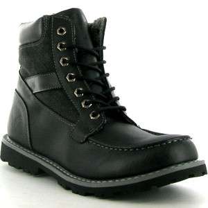 Voi Jeans Footwear Tenn Mens Boot Black Grey Sizes UK 7   12  