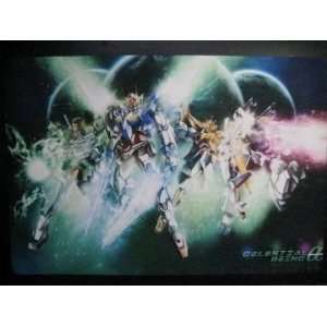  Gundam 00 Mobile Suit Anime Game Card Table Play Mat Toys 