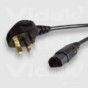  Videk 2098 Standard Power Cord   2 m   BS 1362   220 V AC 