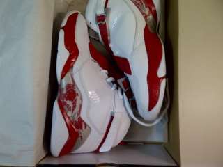 Nike Air Jordan 8.0 White Varsity Red size 9.5 (new with box 