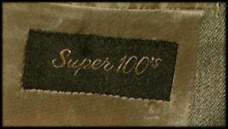 NEW MENS ALAN FLUSSER 3 Button Super 100S Wool Sport Coat 40R PRICE 