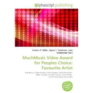  MuchMusic Video Award for Peoples Choice Favourite Artist 