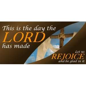  3x6 Vinyl Banner   Bible Verse Lords Day 