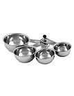   Stainless Steel 4 PCS Measuring CUPS Set Cook SERVING Spoons X Spoon