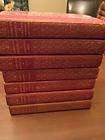   Red Leather Bindings Set Thomas Aldrichs Poetry Lot 1907 4E