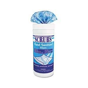  SCRUBS 90956CT   Antimicrobial Hand Sanitizer Wipes, 6 x 8 