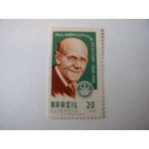 Brazil, Postage Stamp, 1968, Paul Harris, Fundador Do Rotary, 1868 