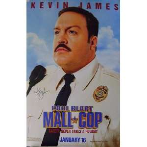  PAUL BLART MALL COP AUTOGRAPHED MOVIE POSTER Everything 