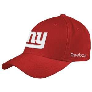  Reebok New York Giants Red Coaches Flex Hat: Sports 