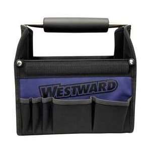  Westward 5MZN7 Tool Tote, Collapsible, Open Top, 10 In 