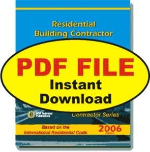 ICC IRC Code Contractor Questions Study Guide Exam PDF  