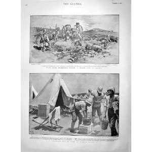  1900 Lord Methuen Maxim Gun War Camp Modder River