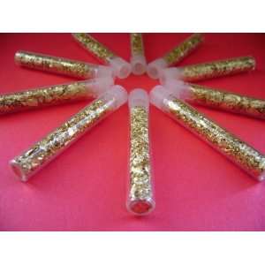  Gold Leaf Flake Bullion in Glass Vial 