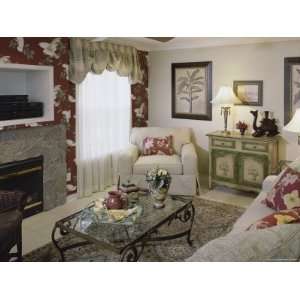  Living Room with Cockatoo Wallpaper Premium Photographic 