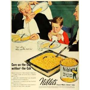 com 1945 Ad Minnesota Valley Canning Co Niblets Corn Canned Food Corn 