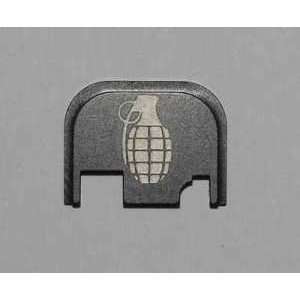  Grenade Black Slide Cover Plate for Glock: Sports 