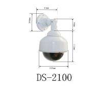 Dummy Dome Fake Security Camera Outdoor BLINKING LIGHT  