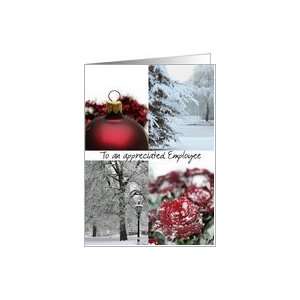to appreciated employee   Red Winter collage state specific christmas 
