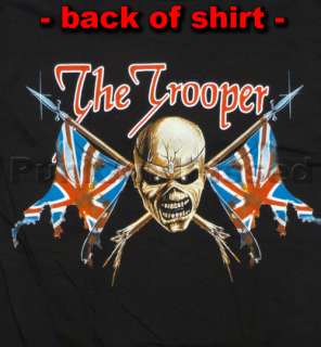 Iron Maiden   The Trooper allover print t shirt   Official   FAST SHIP 