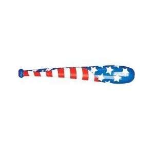  4th of July USA Flag Inflatable Baseball Bat 42 inch (1 