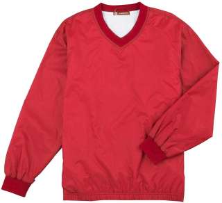 Harriton Athletic V neck Pullover Jacket Windshirt Wind Shirt. M720 
