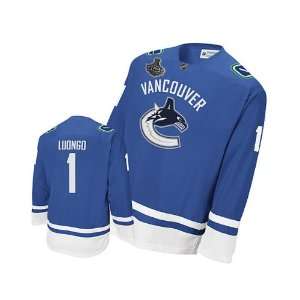  2011 NHL Stanley Cup Vancouver Canucks Jerseys #1 Luongo 