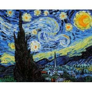  Art Reproduction Oil Painting   Van Gogh Paintings: Starry 