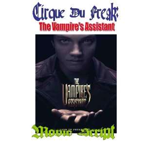  VAMPIRES ASSISTANT Horror Movie Script Great Read 