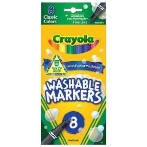  Quality value Washable Drawing Marker 8 Colors By Crayola 