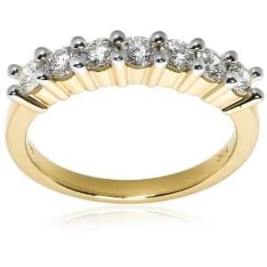   Stone Diamond Ring (3/4 cttw, H Color, SI2 Clarity), Size 6: Jewelry
