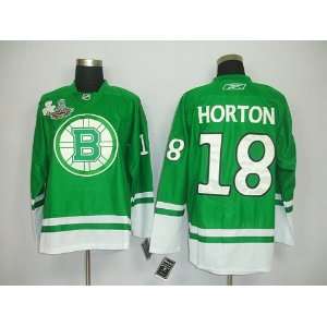   #18 NHL Boston Bruins Green Hockey Jersey Sz56: Sports & Outdoors