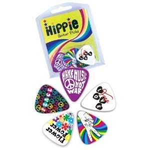 Hippie Guitar Pick Pack Musical Instruments