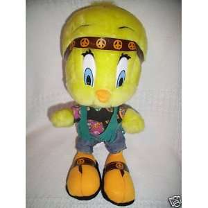  Tweety Bird Hippie Tweety Plush Doll: Toys & Games