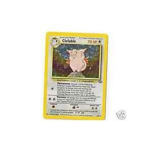  Pokemon Clefable 1/64 Holo Card [Toy] Toys & Games